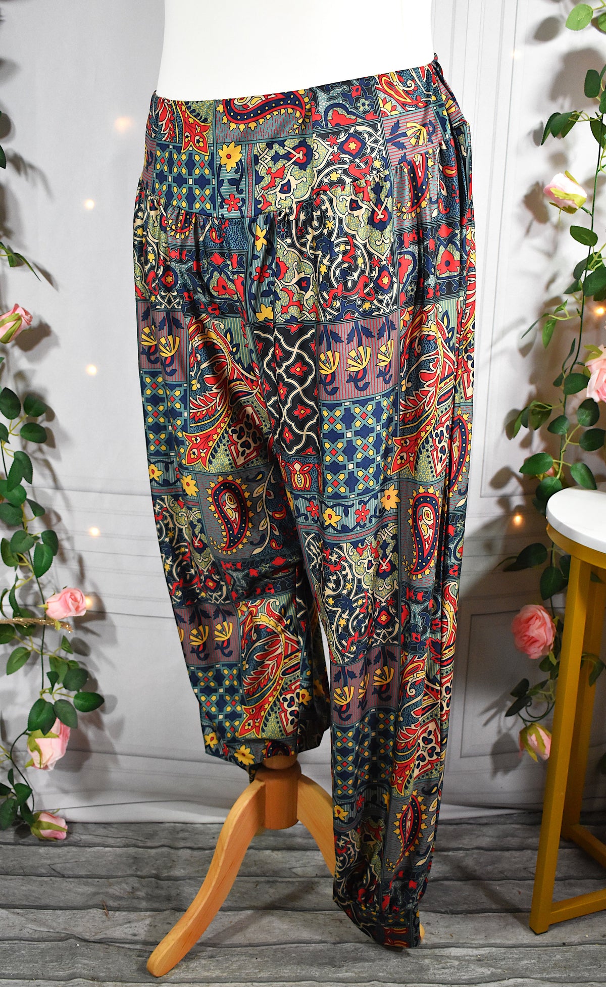 Pantalon coloré & fluide coupe sarouel