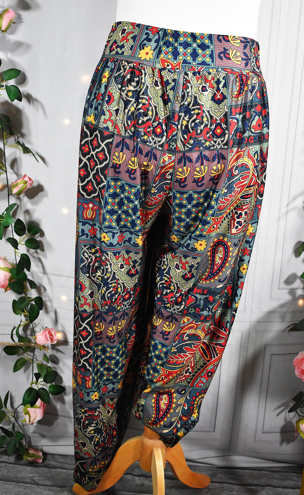 Pantalon coloré & fluide coupe sarouel