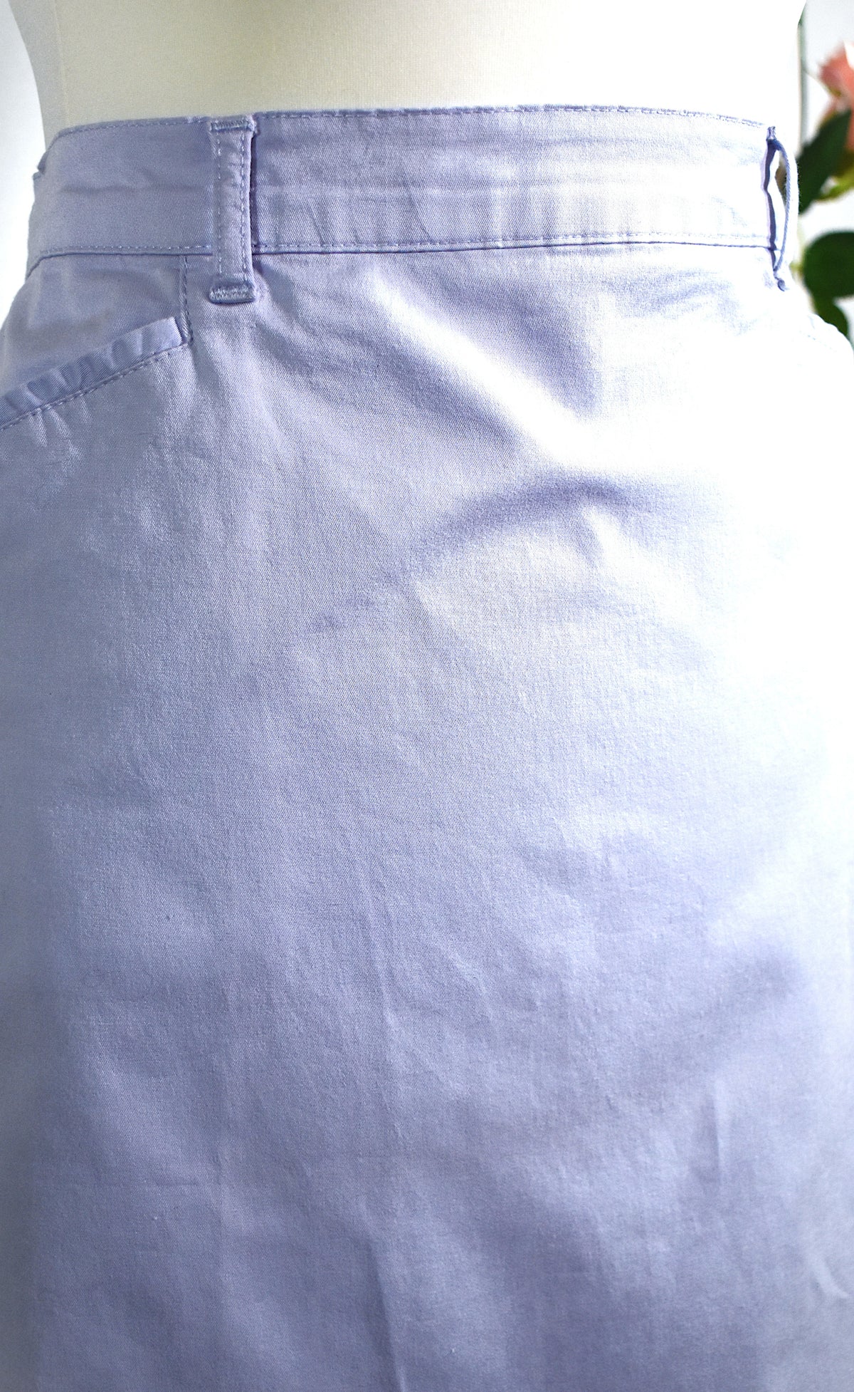 Jupe unie lila pastel