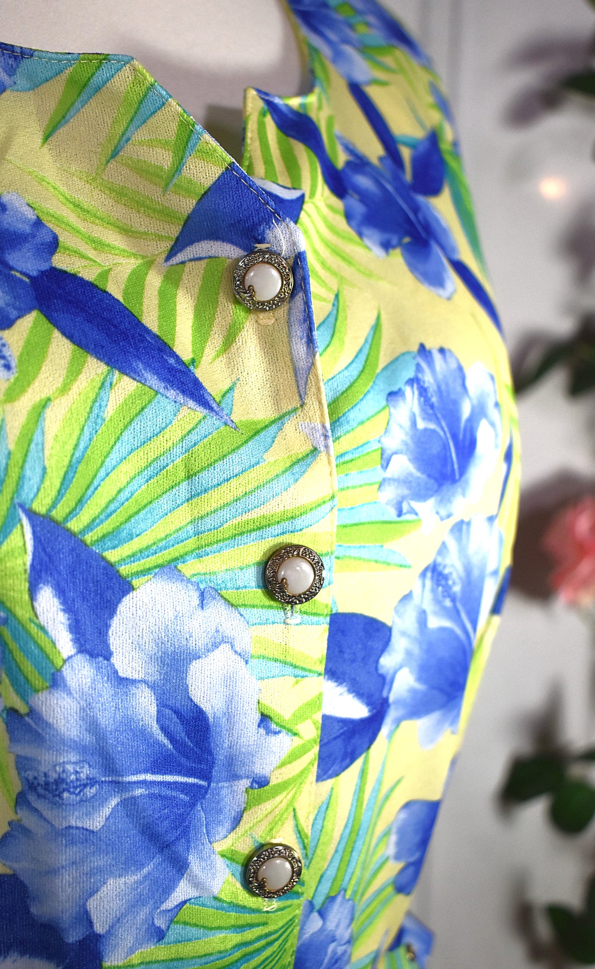 Robe fleurs tropicales