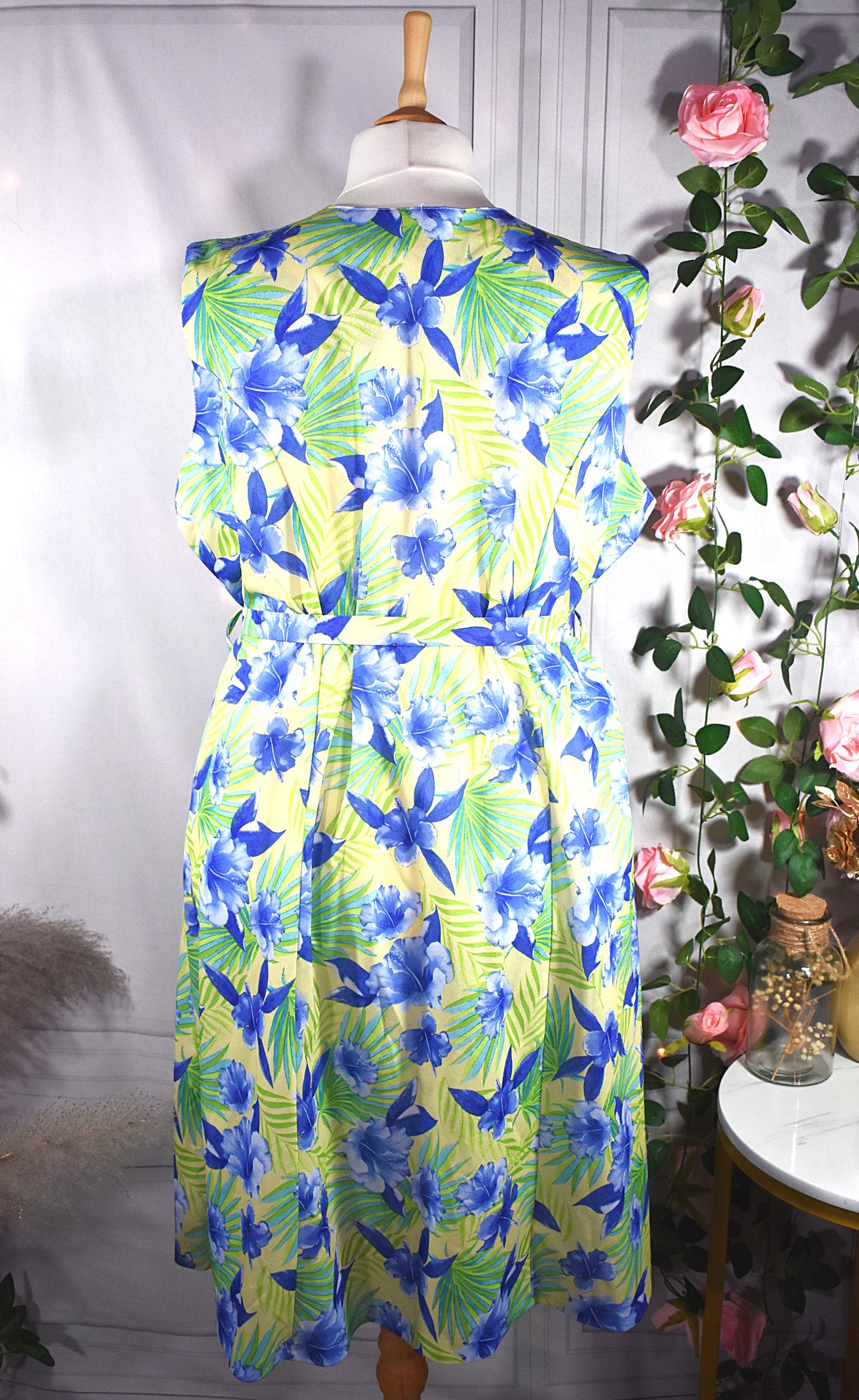Robe fleurs tropicales