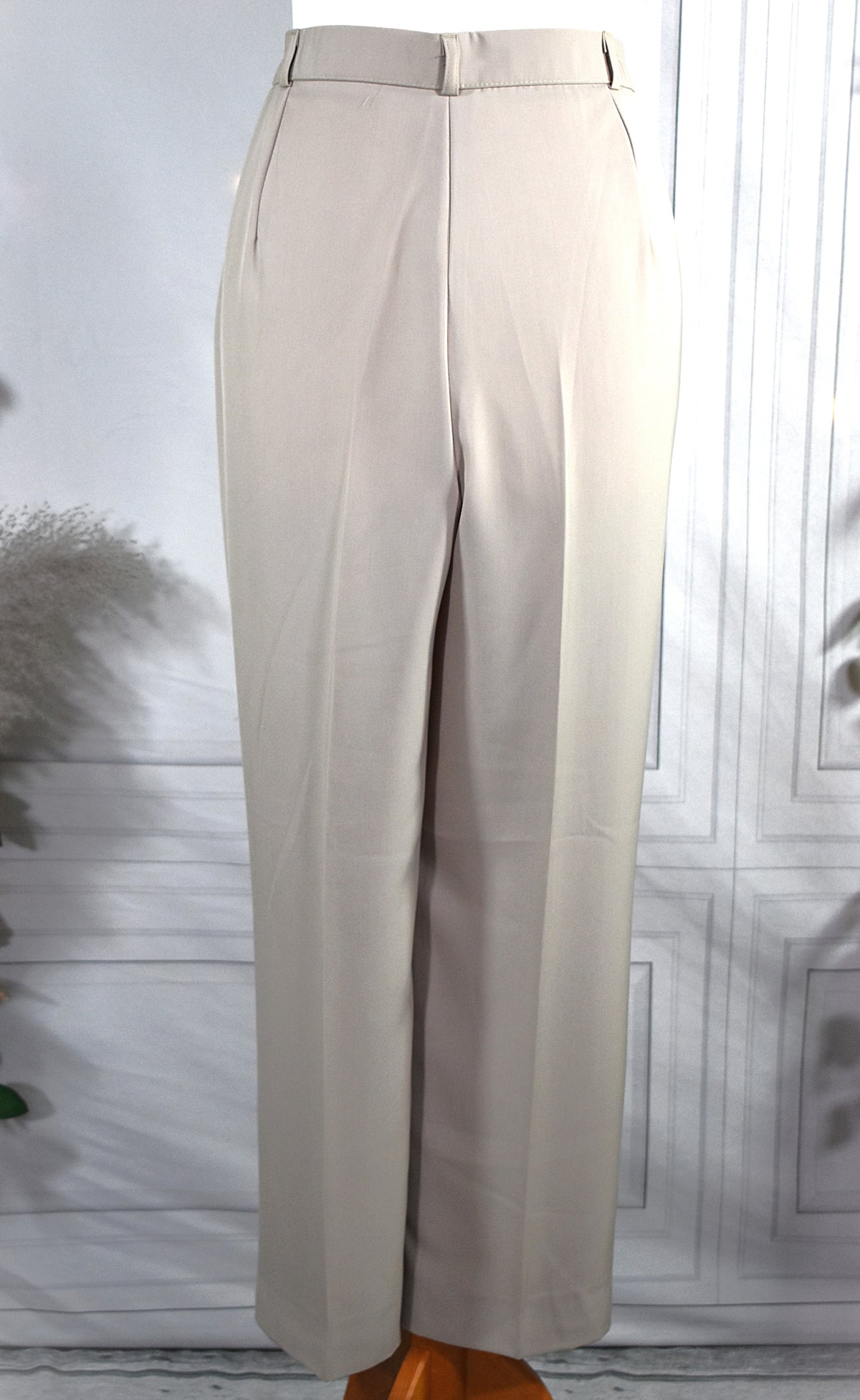 Pantalon beige à pinces