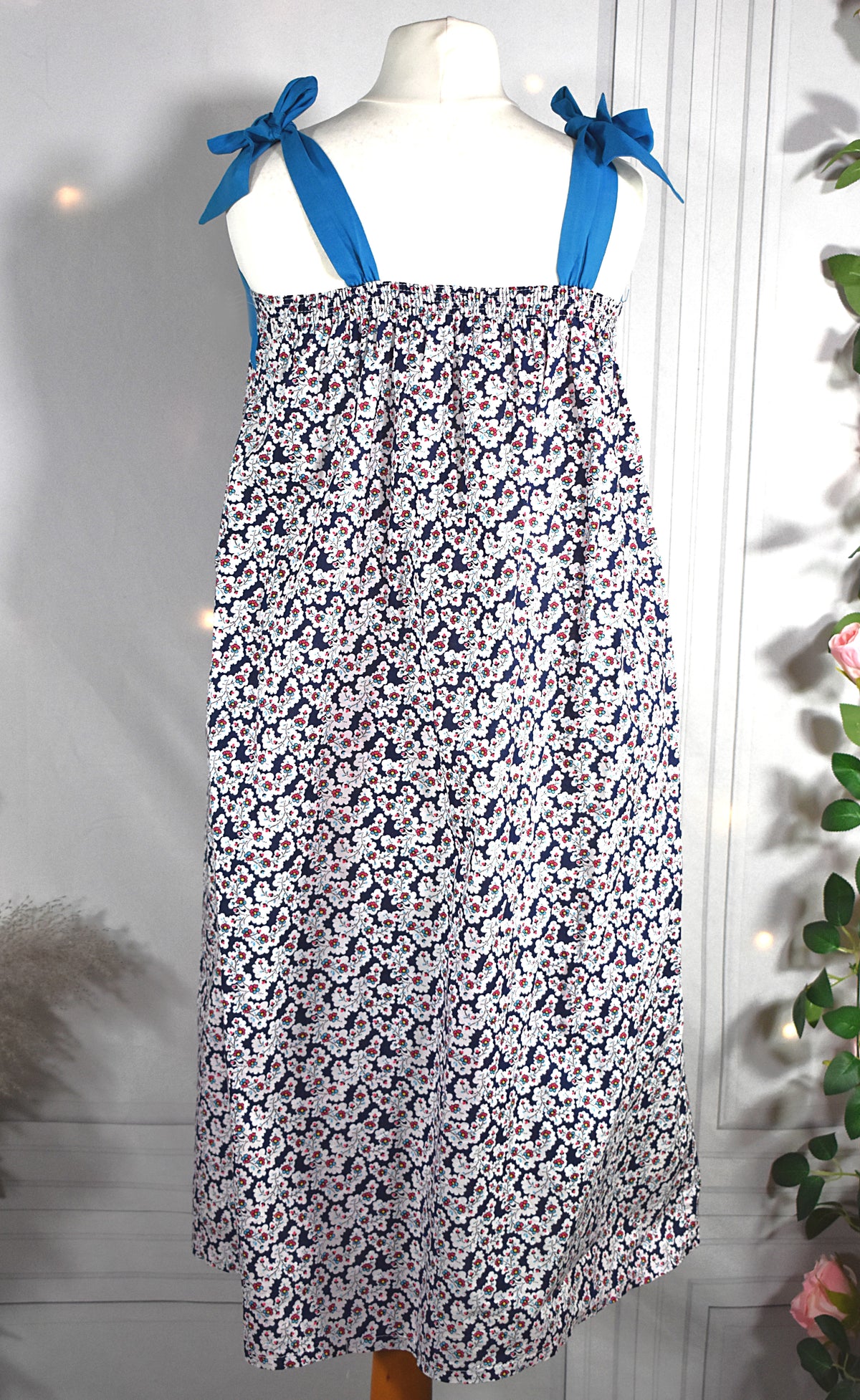 Robe à fleurs en coton
