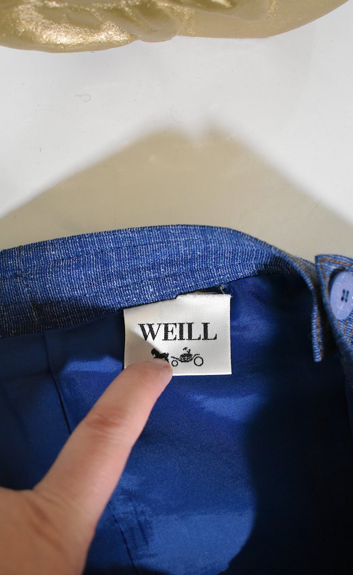 Jupe denim bleue Weill