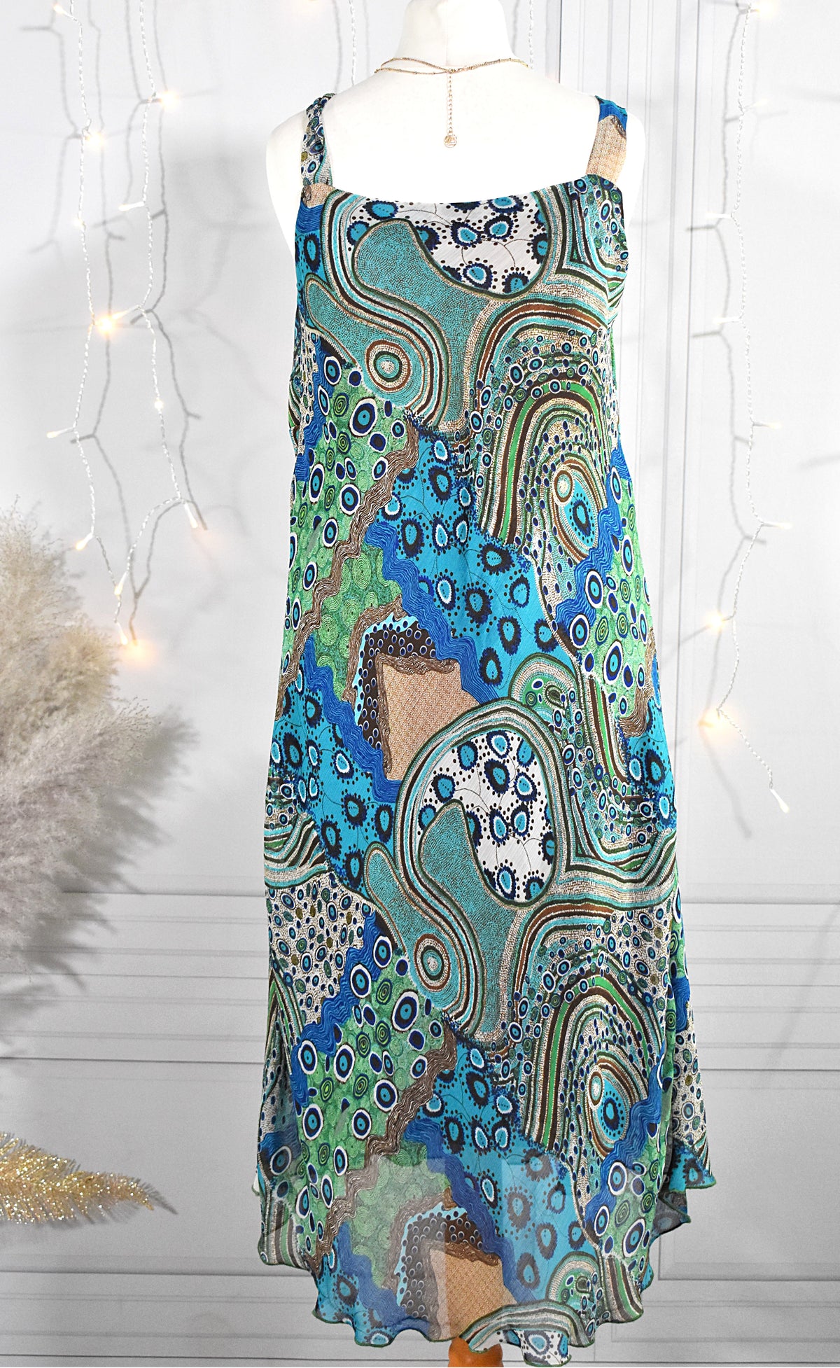 Robe mesh à motifs