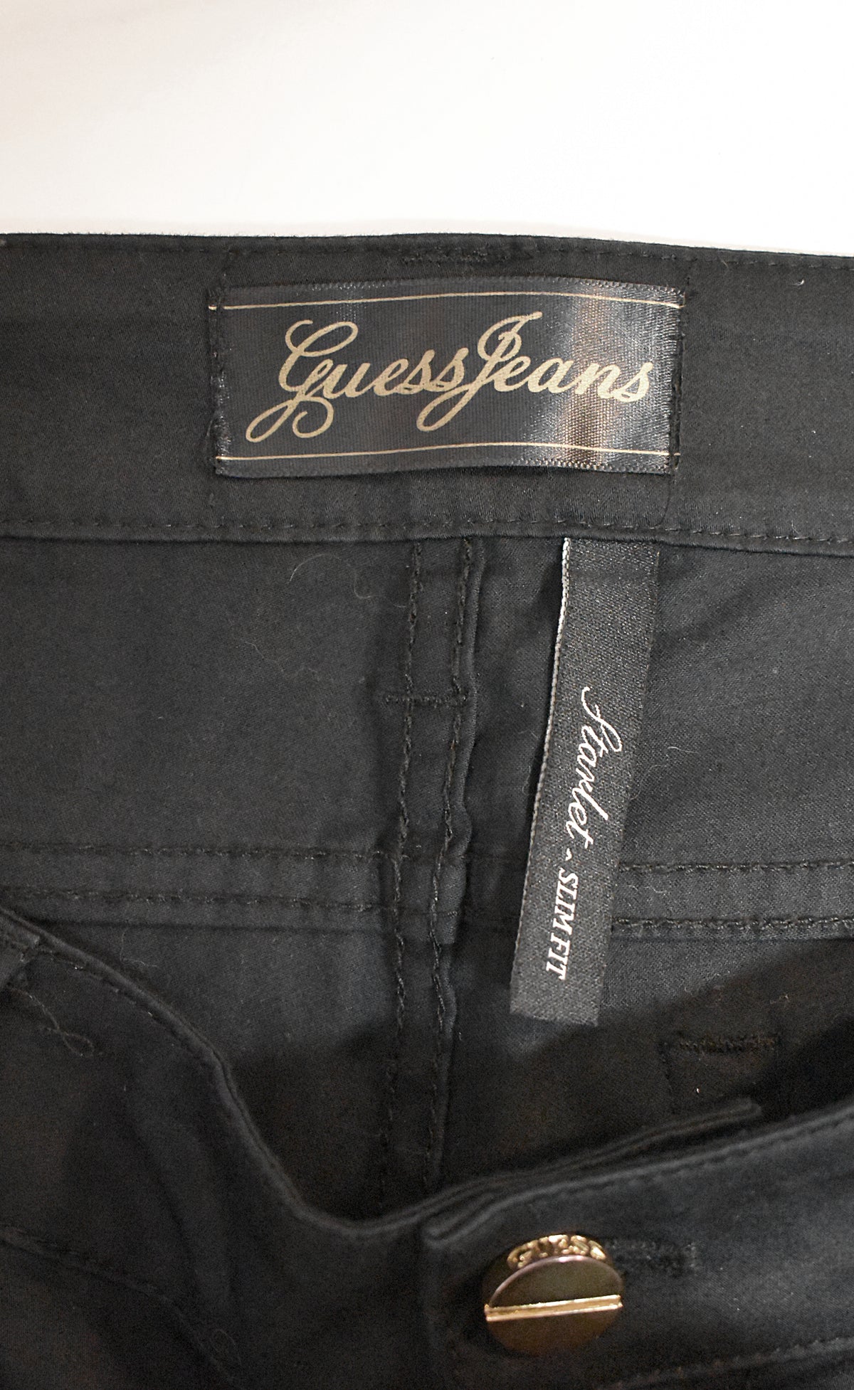 Jean slim noir Guess Jeans