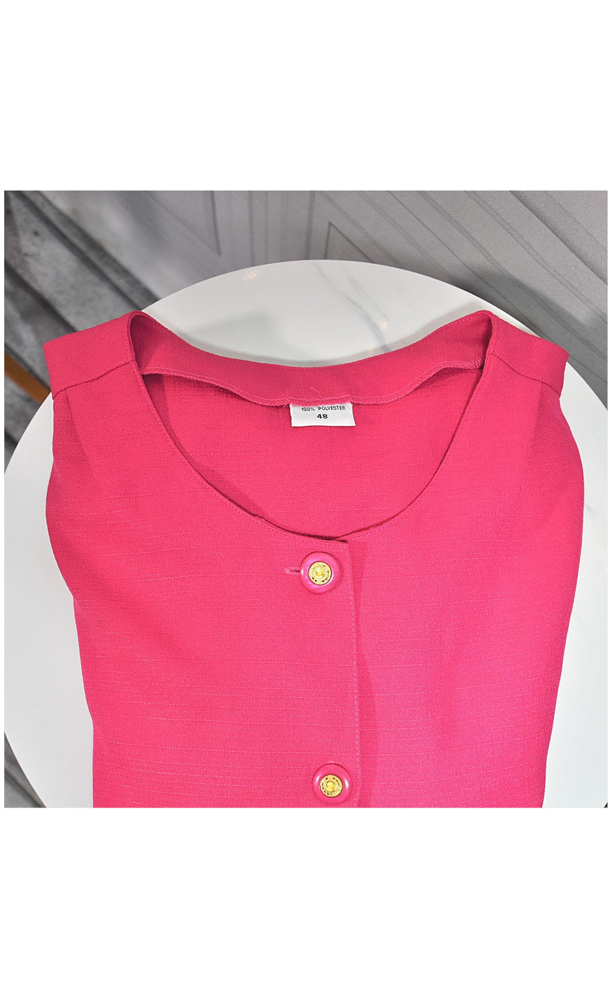 Robe droite rose chic