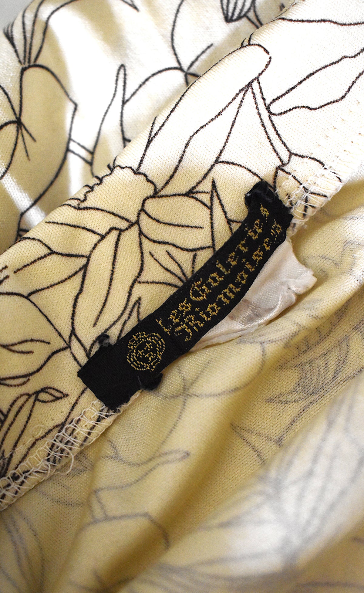 Chemise crème motif jungle graphique