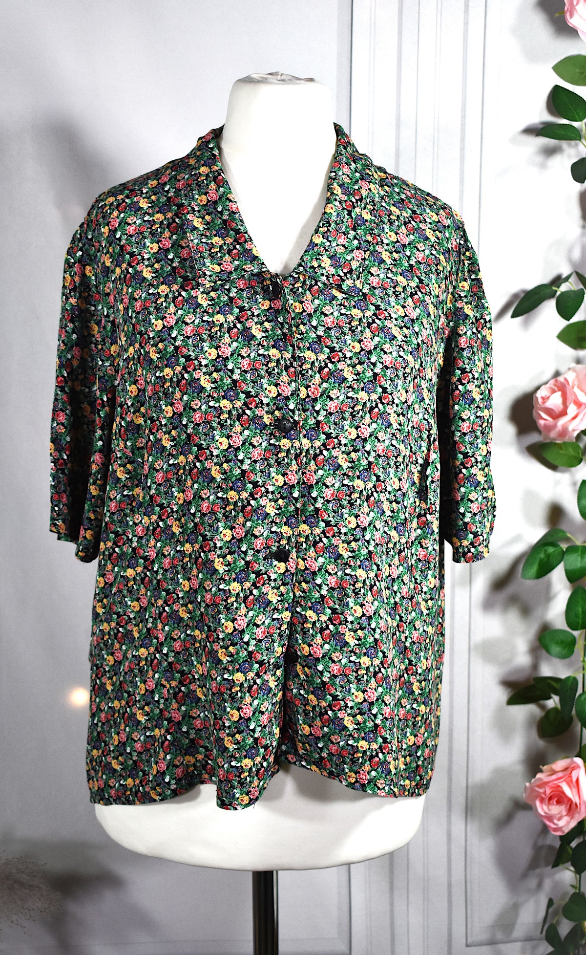 Chemise à fleurs