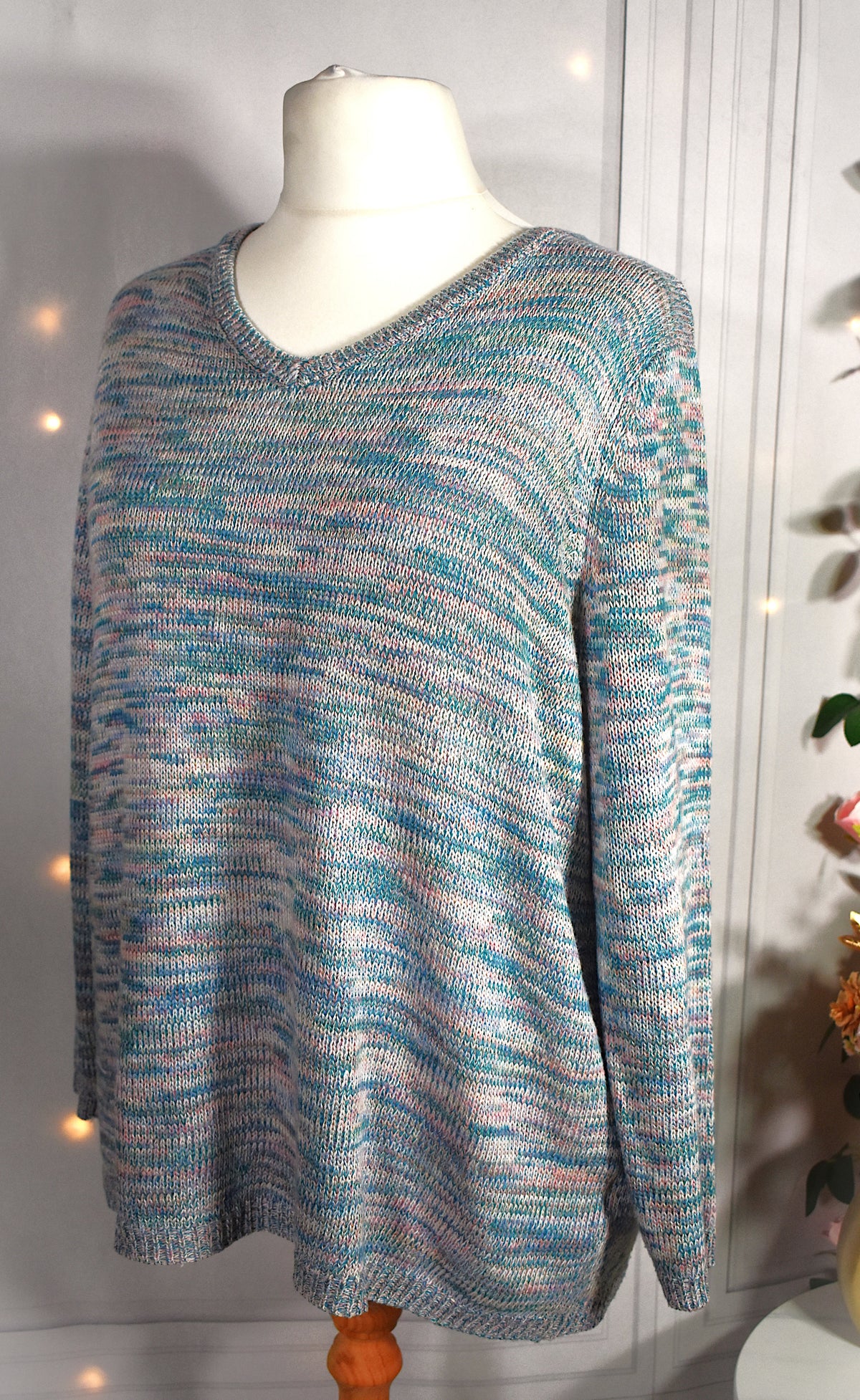 Pull fin mailles pastels