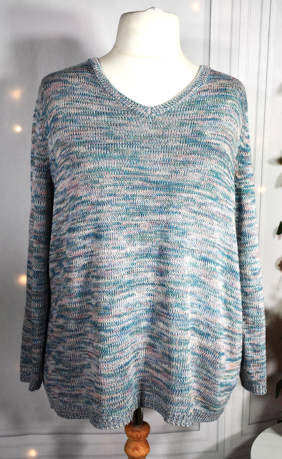 Pull fin mailles pastels