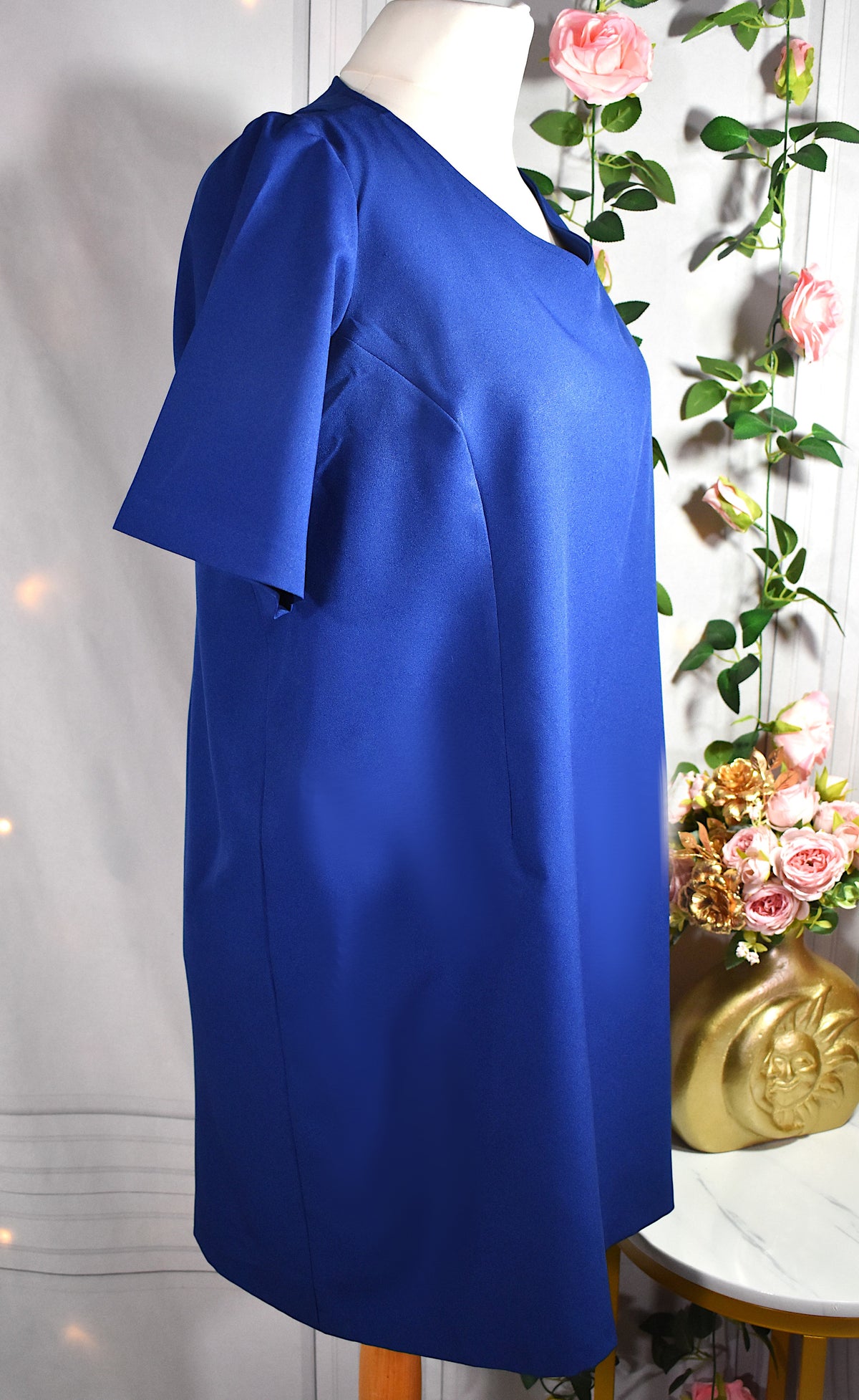 Robe élégante bleu roi