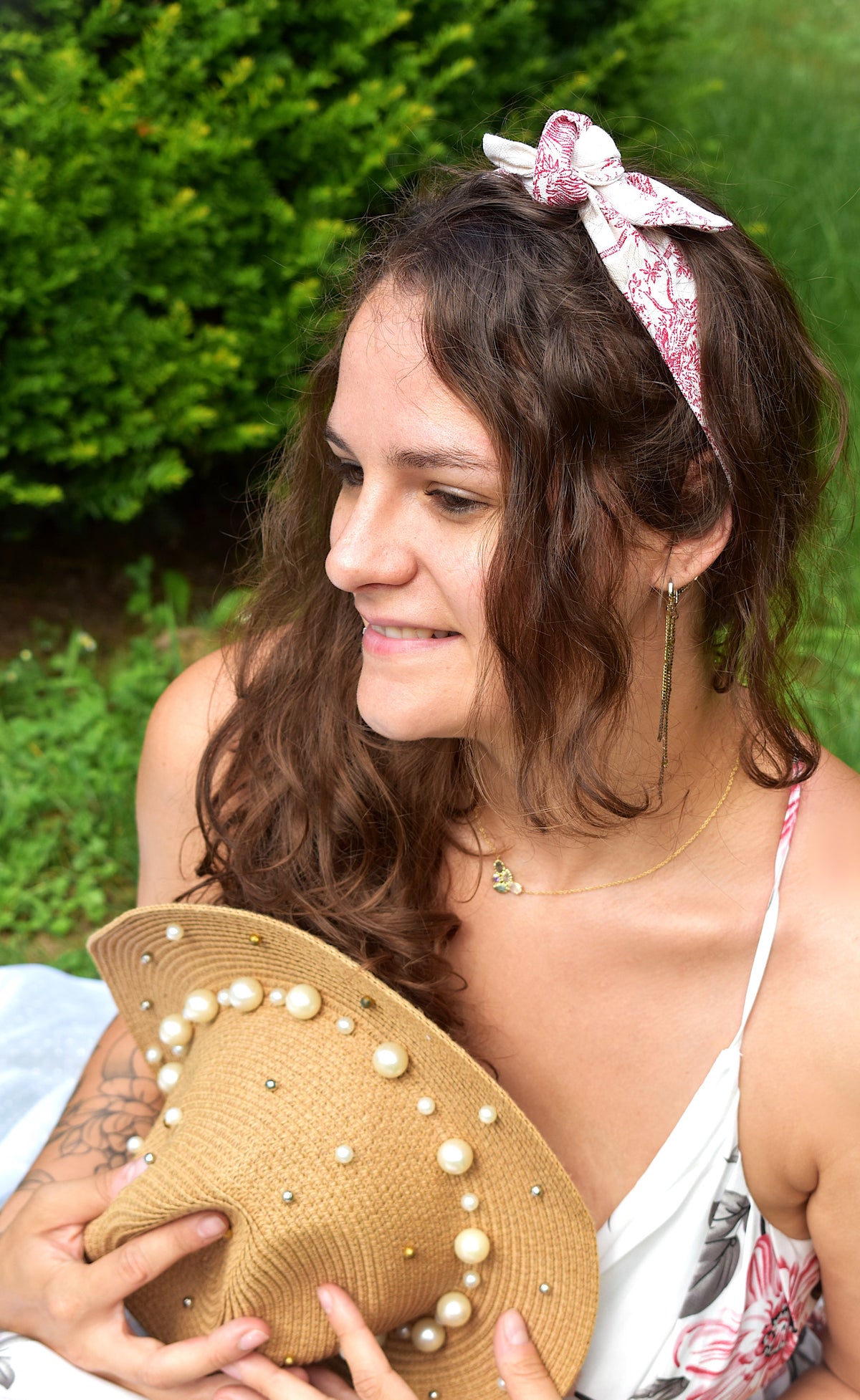 Bandeau upcyclé " Ruby b"