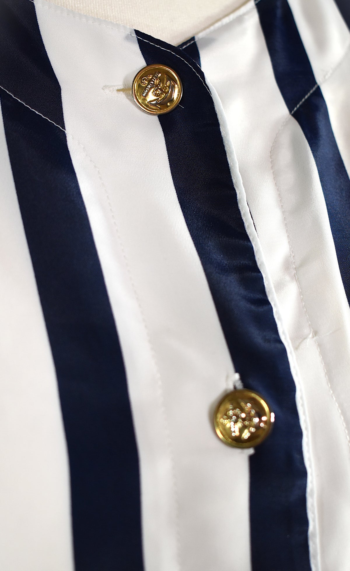 Chemise fluide rayures style marinière