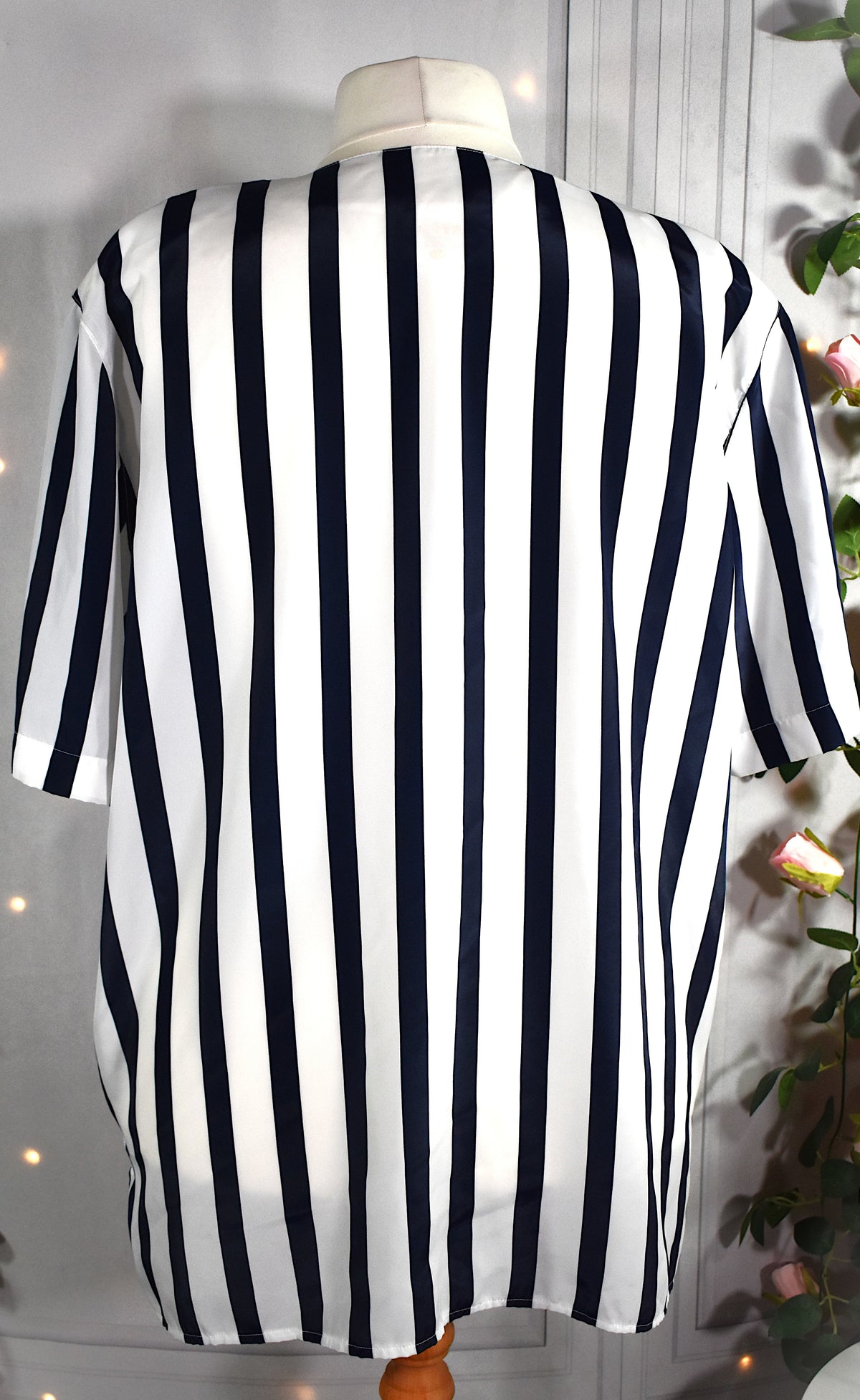 Chemise fluide rayures style marinière