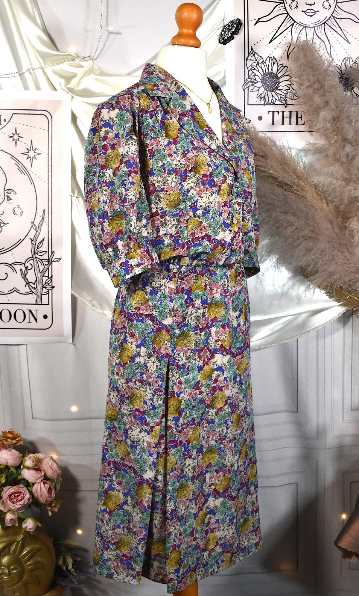 Robe imprimé floral multicolore