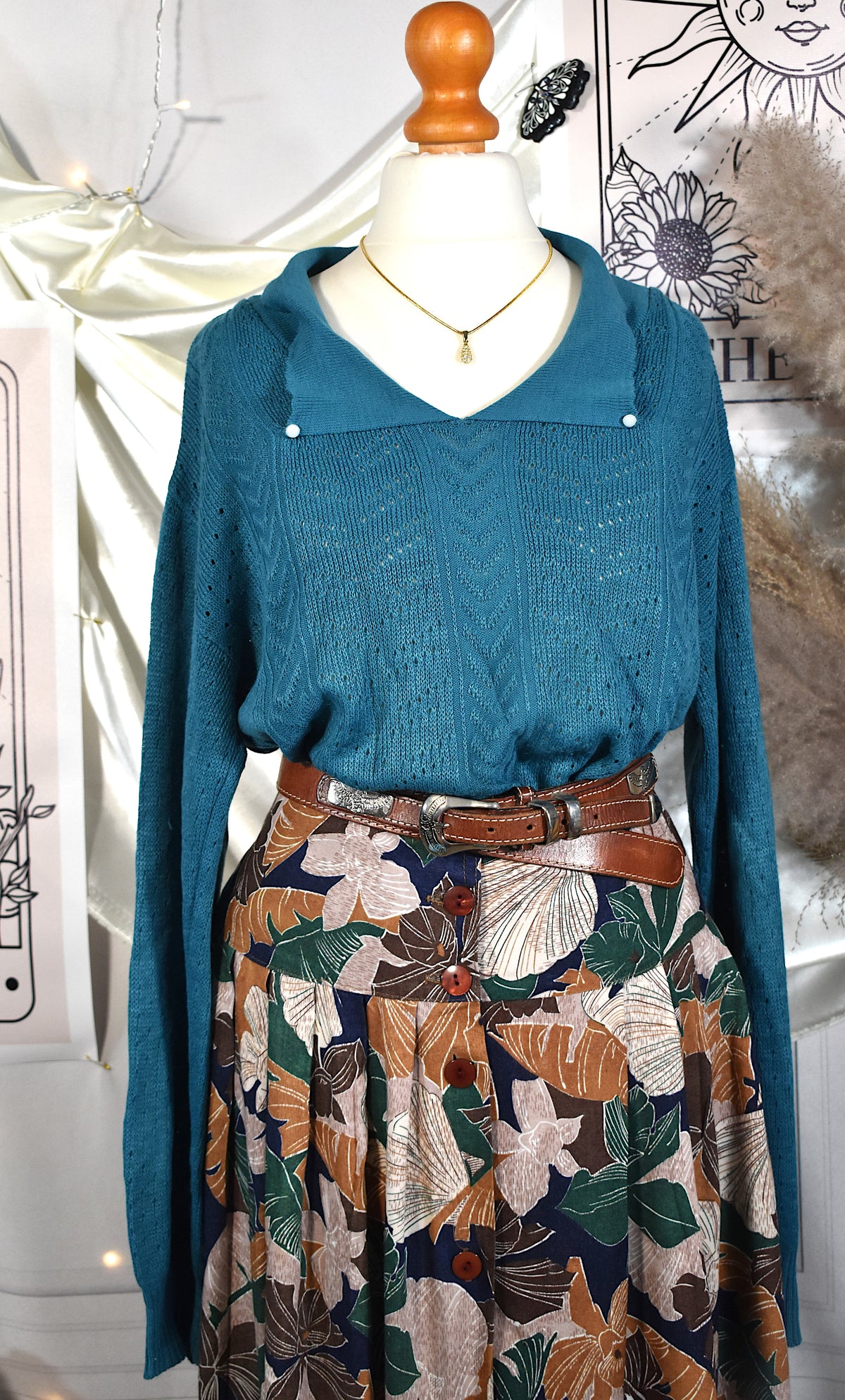 Pull bleu canard - Made in France