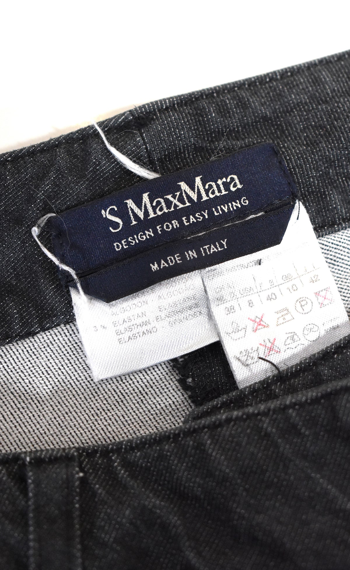 Jean droit dark grey MaxMara