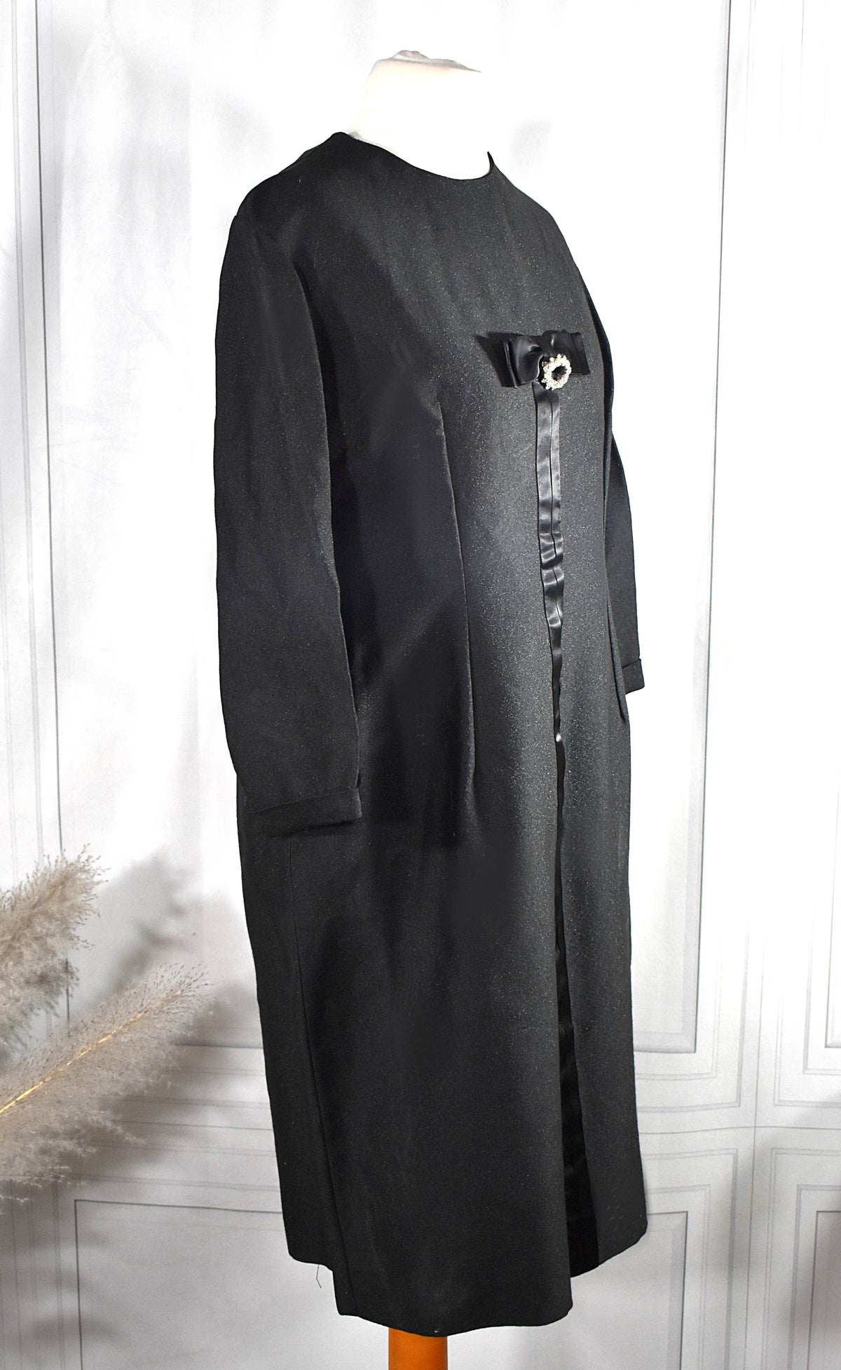 Robe chic noir pailletée