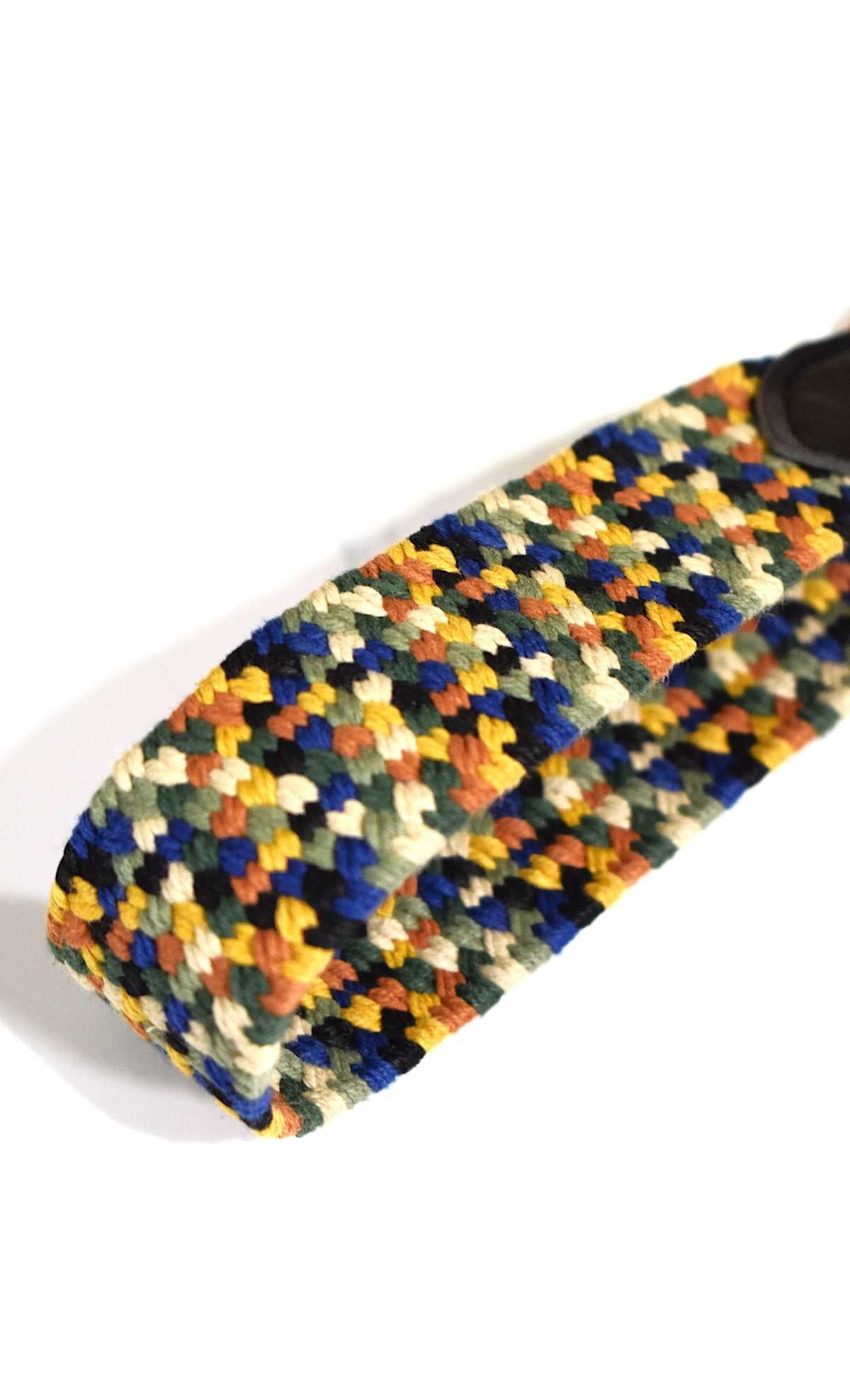 Ceinture tressée colorée