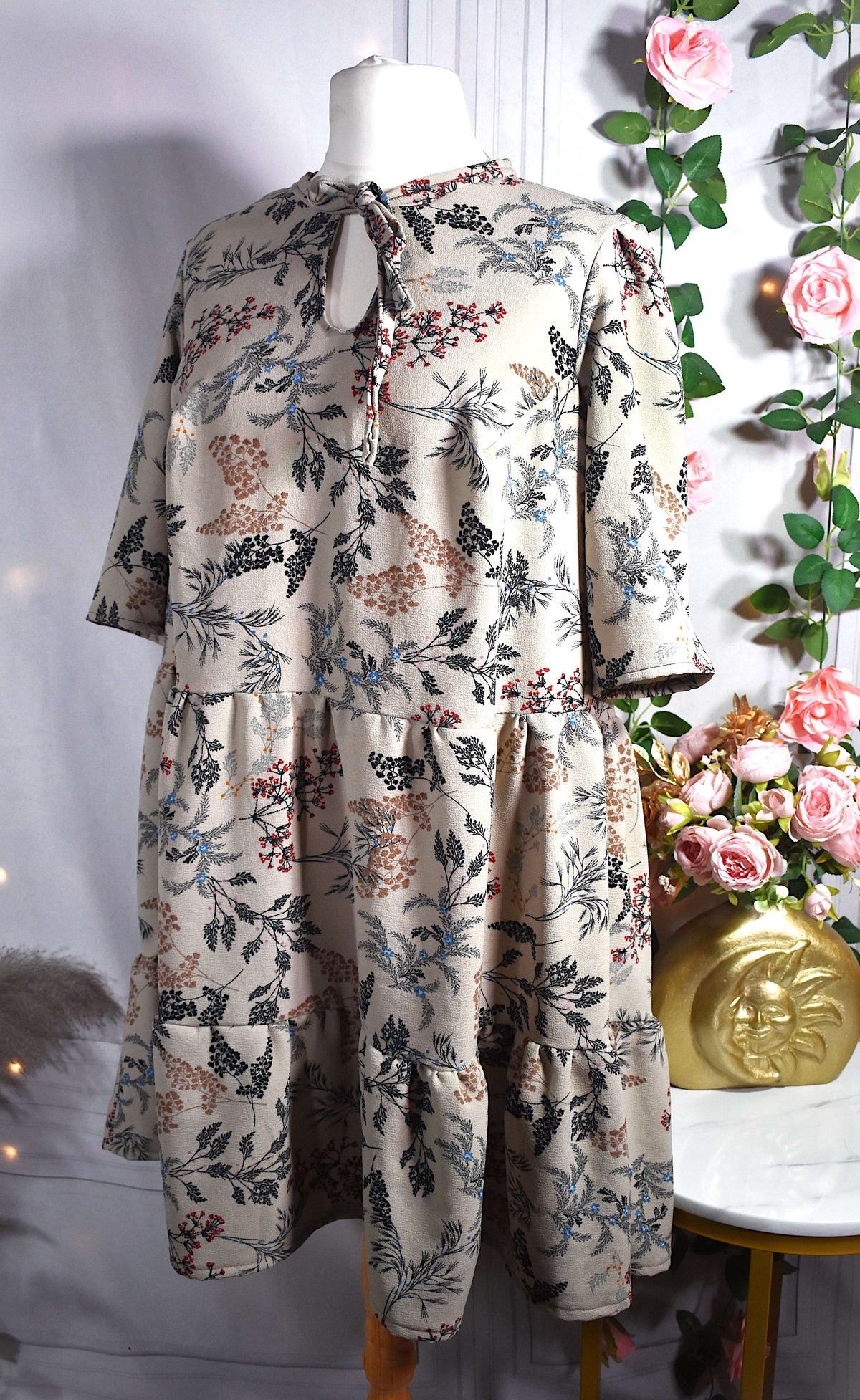 Robe florale bohème chic