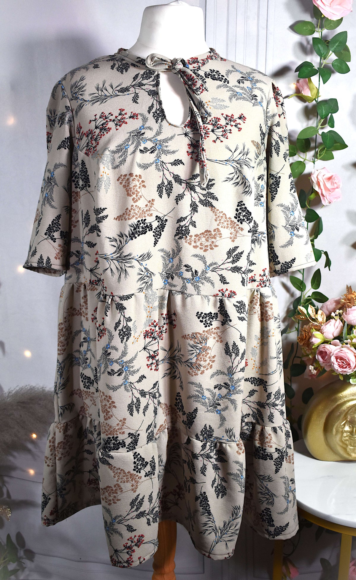 Robe florale bohème chic