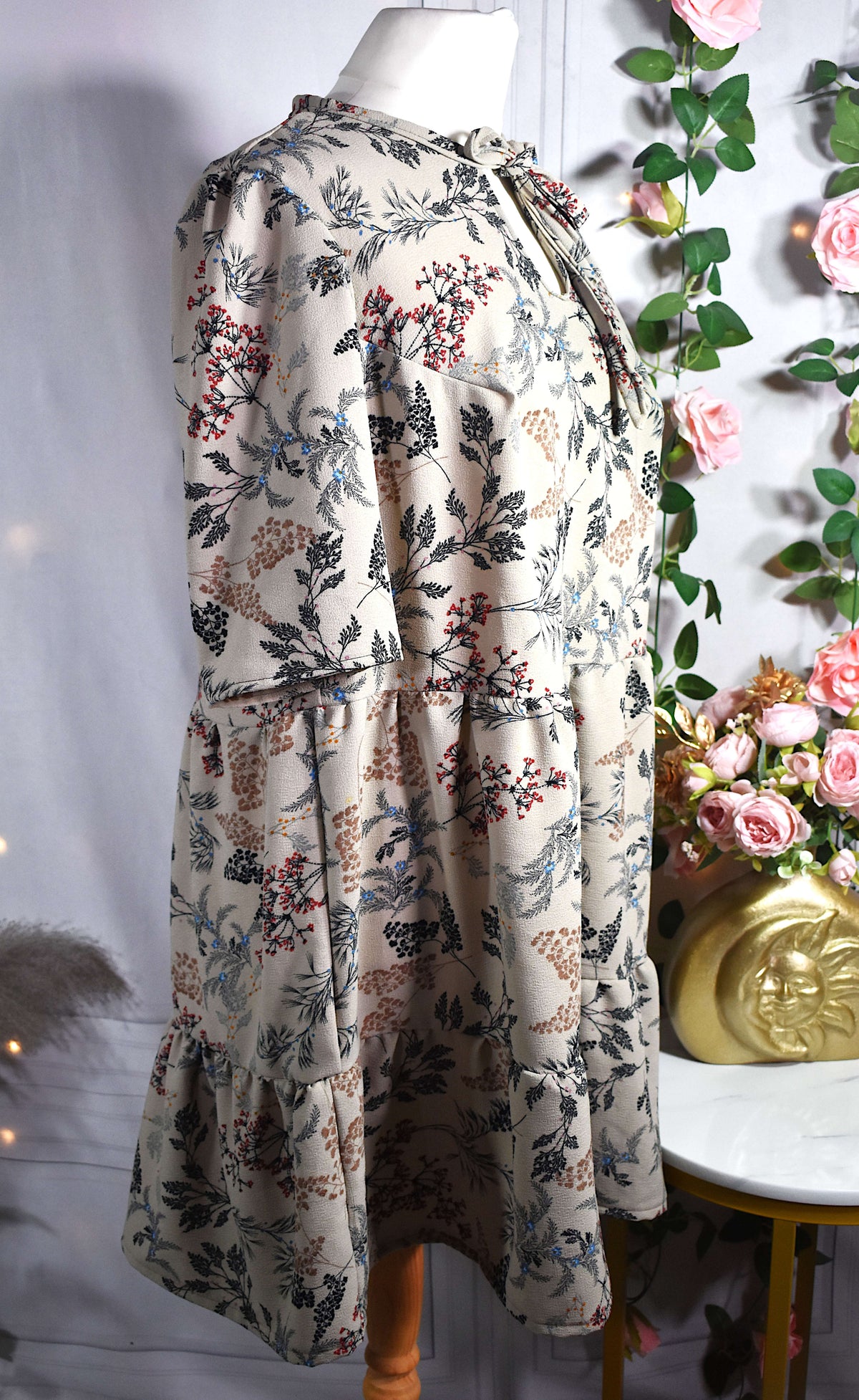 Robe florale bohème chic