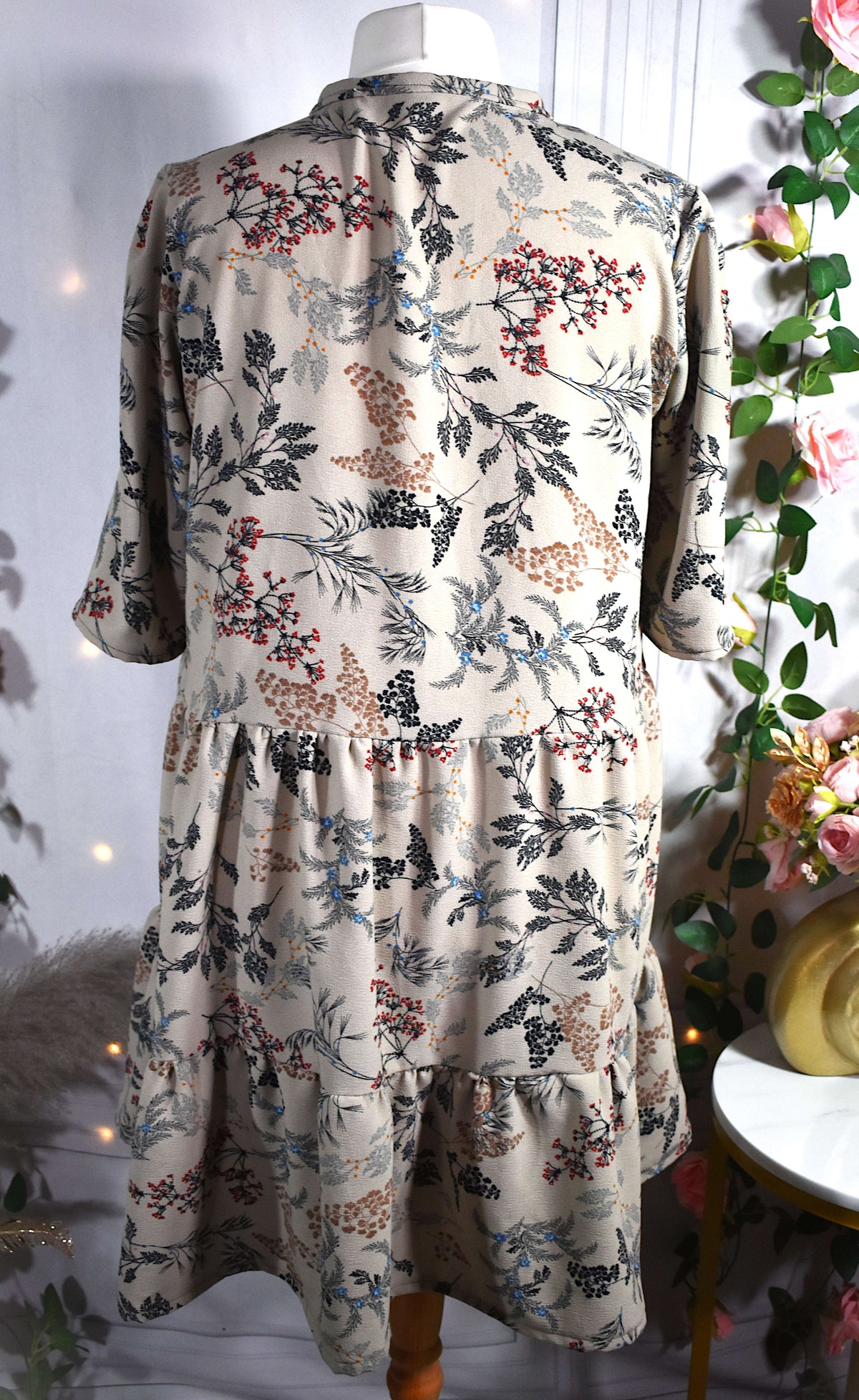 Robe florale bohème chic