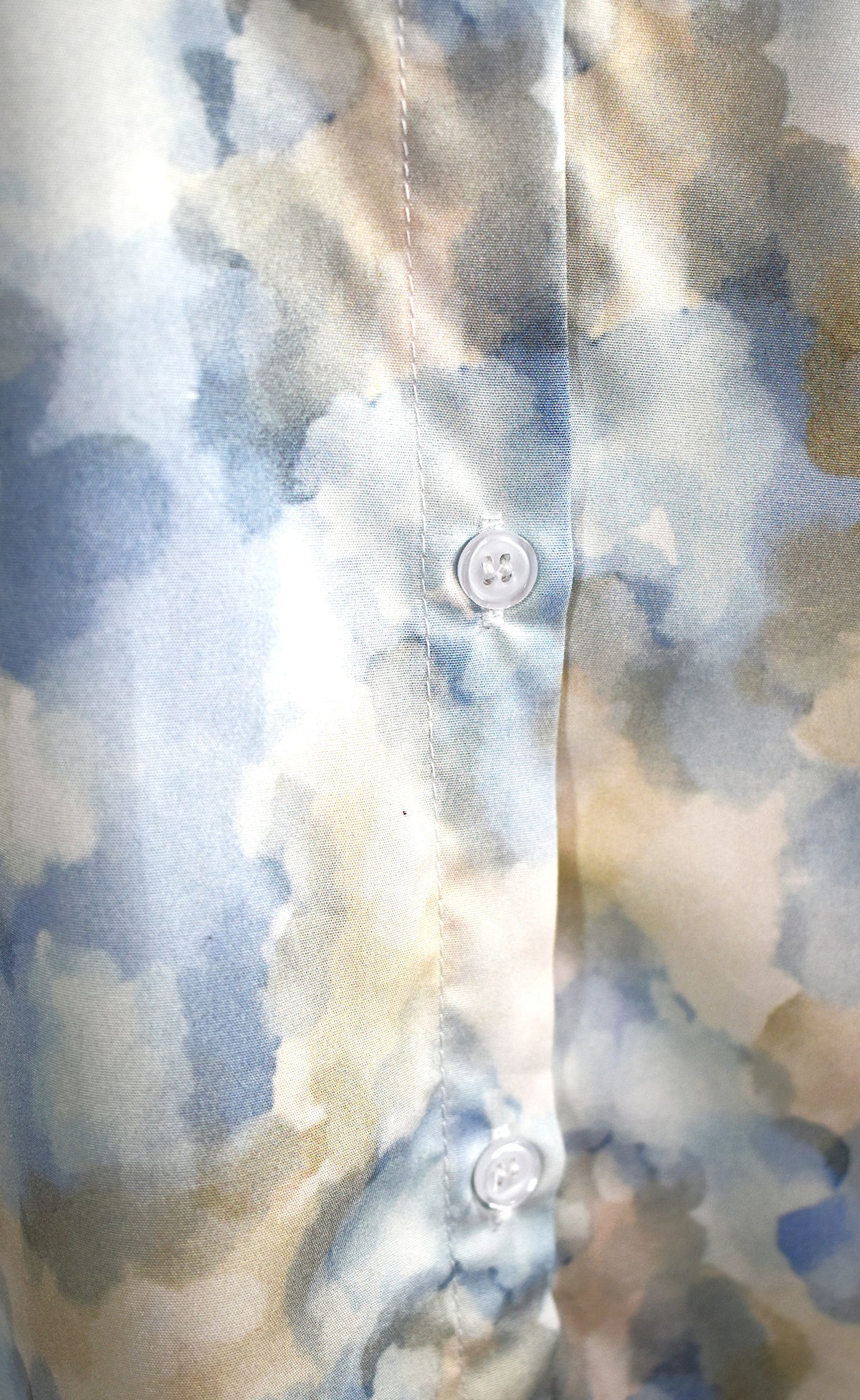 Chemise oversize tie and dye bleu ciel