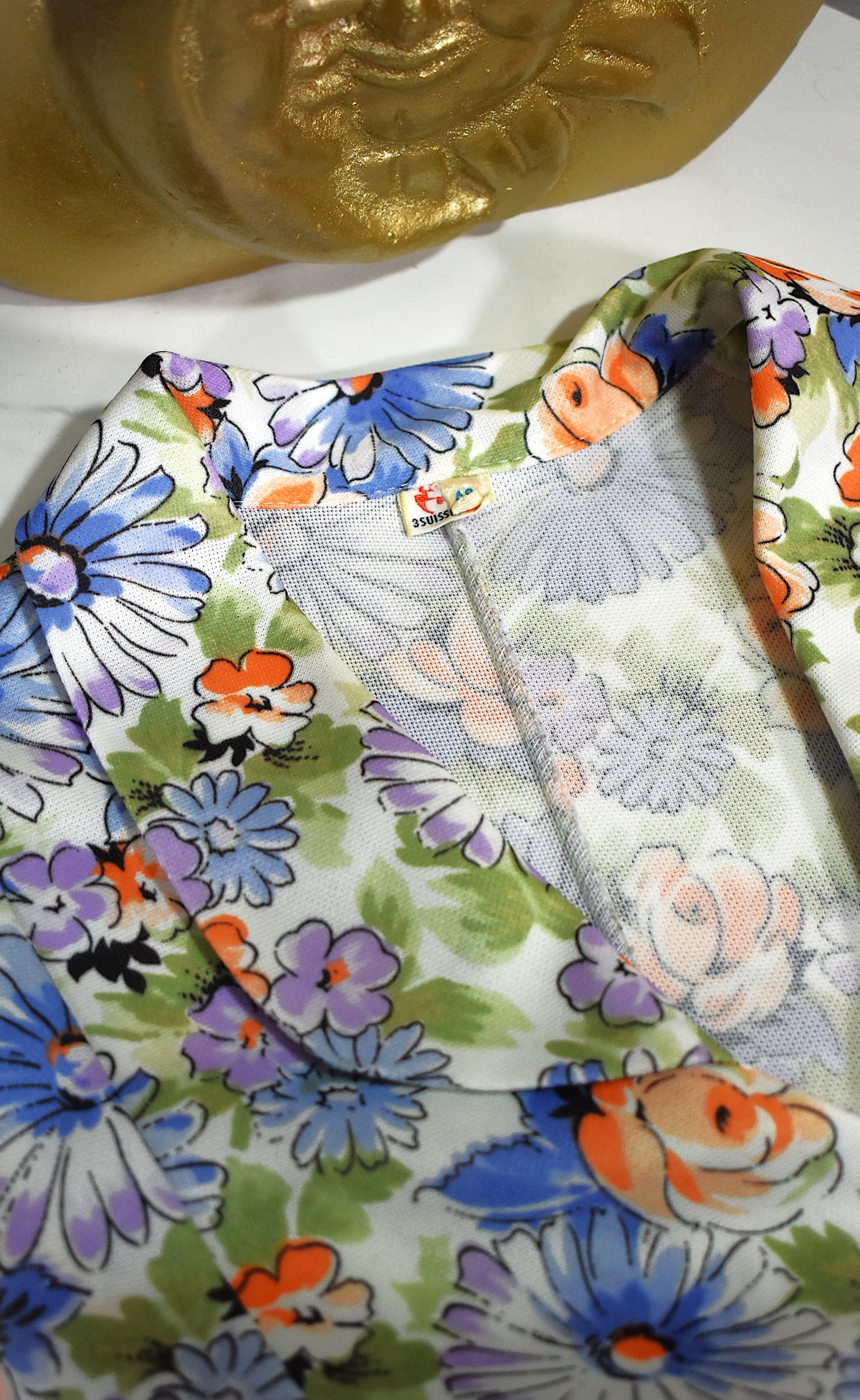 Robe à fleurs vintage
