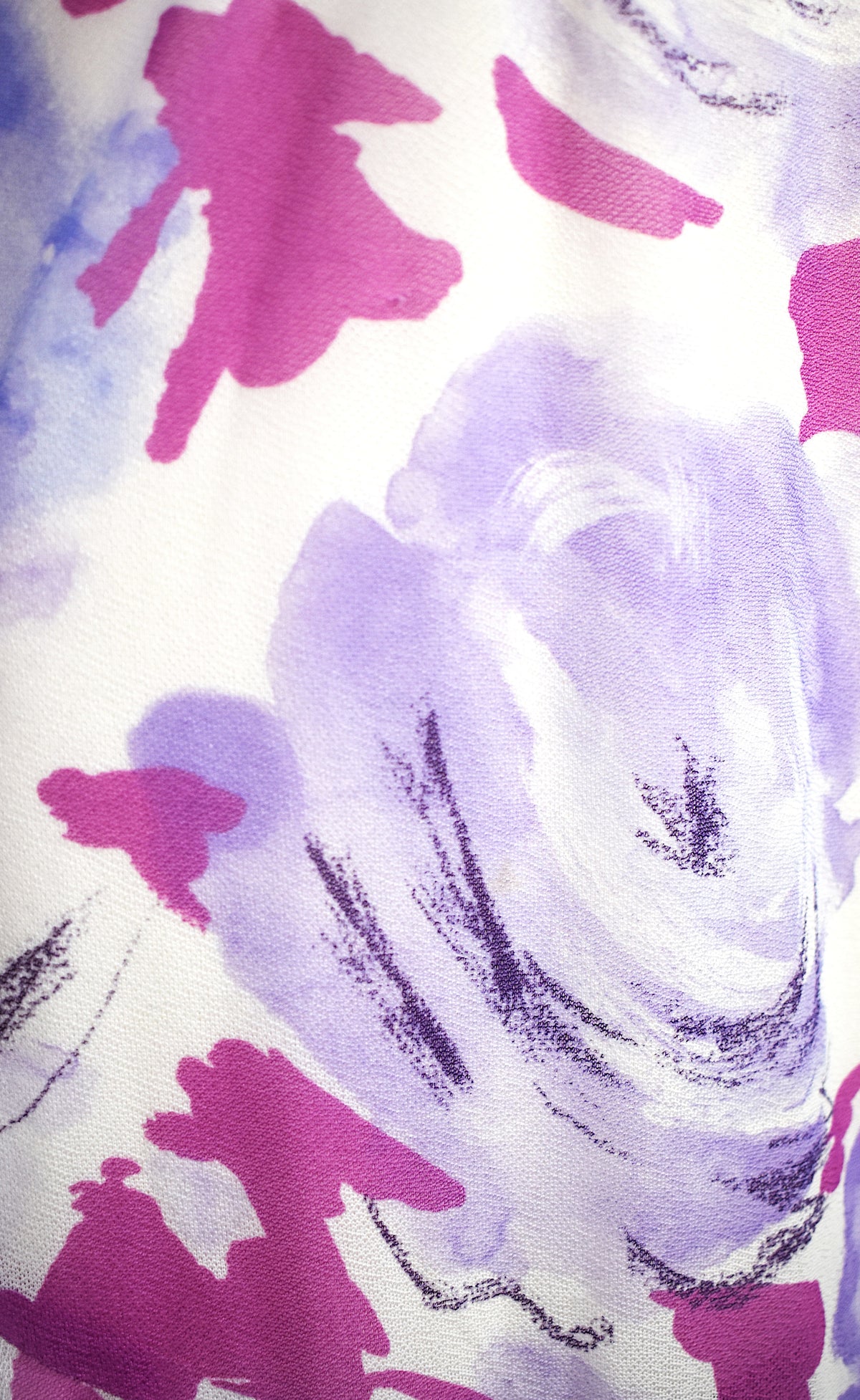 Robe mousseline vintage lila & violette