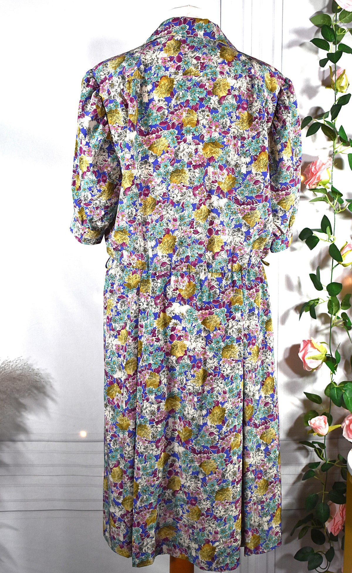 Robe fluide à fleurs