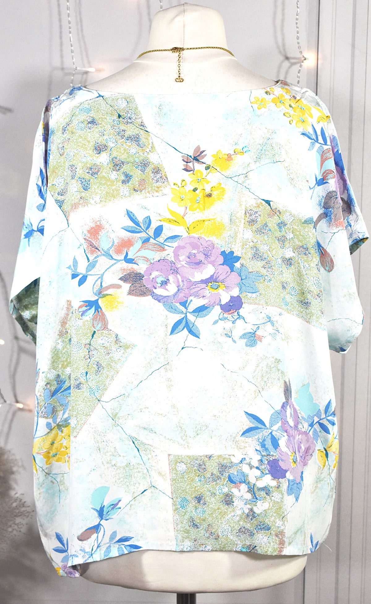 T-shirt fleurs pastels