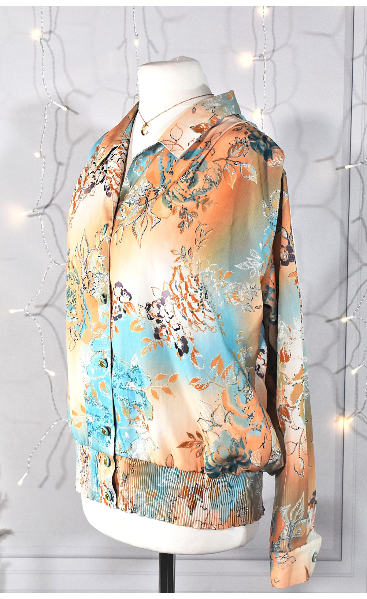 Chemise fluide crépuscule floral