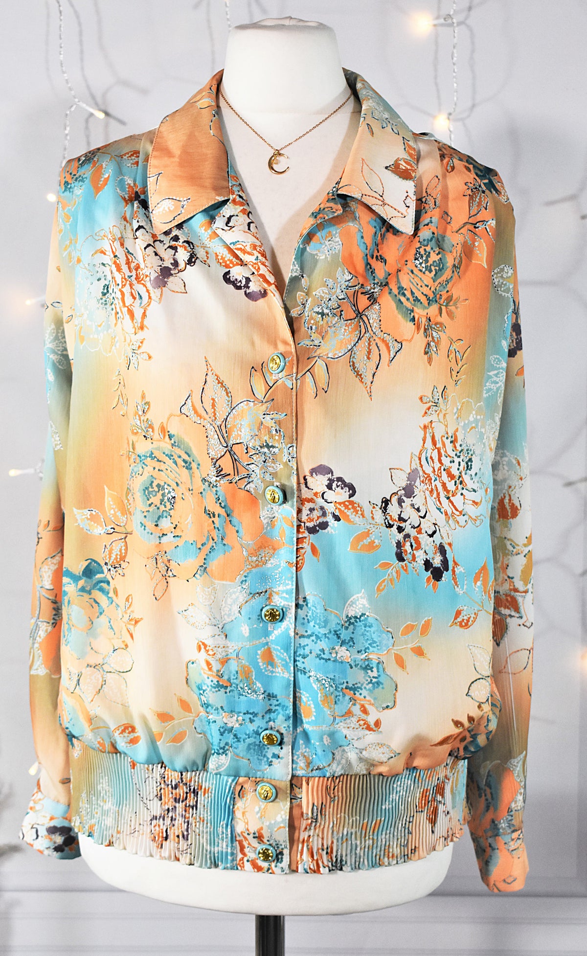 Chemise fluide crépuscule floral